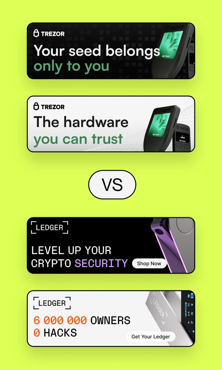 Ledger VS Trezor